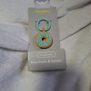 Heyday Donut Keychain & Holder for Apple AirTag